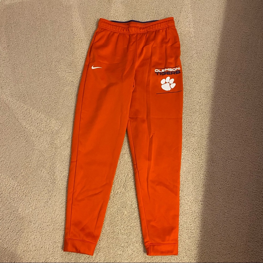 NIKE Clemson Joggers with Fleece Lining & High Waisted